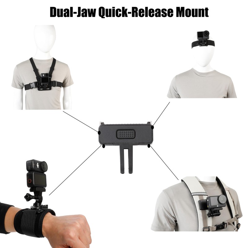 PellKing 2-Pack Magnetic Quick Release Adapter Kit for DJI Osmo