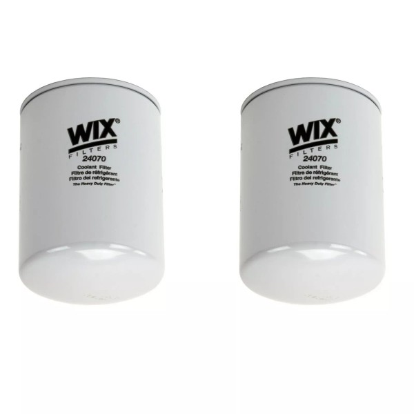 Wix Pair Set of 2 Engine Coolant Filters (Spin-On)