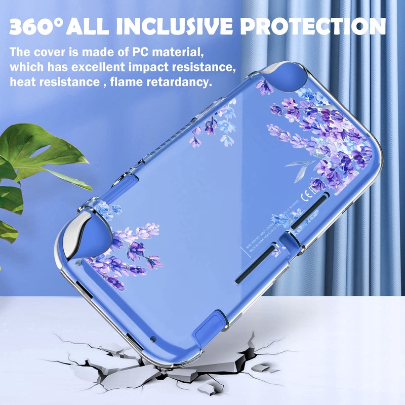 DLseego Case Compatible with Switch Lite, Protective PC Cover for