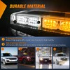 Nilight 12 Inch Roof Top Strobe Lights, 48LED Hazard Light