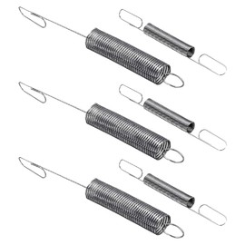Tadipri Stratton Briggs Replacement Parts Pack of 6 Springs Regulator Spring Lawnmower Control Spring Governor Springs for Briggs & Stratton Engines (2.6 x 0.2 Inches, 1.7 x 0.1 Inches)