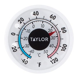 Taylor Precision 5982N Milk Beverage Refrigerator Cooler Thermometer, Classic Series, (includes: Adhesive and Magnetic Backing), NSF