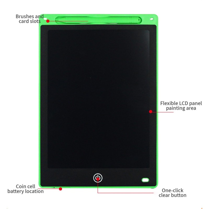 2 Pack Colorful LCD Writing Tablets & Doodle Boards, Electronic