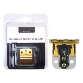 GRABOTE Professional Replacement Blades #32105 for Pro Li Trimmer D7#32655 D8#32400, Carbon Steel Fixed Blade with Ceramic Moving Blade, for Andis SlimLine Pro Li Hair Trimmer (Gold)