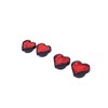 FD&D Multiple Use Shining Screw Cap, Red Heart Pattern with