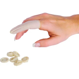 Höga Soft Hand Latex Finger Cots Powder Free Medium Pack of 100