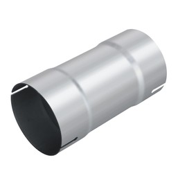 LCGP 4" Custom Mandrel Straight Exhaust Pipe, 8" Long, 4" ID/OD Aluminized Steel Exhaust Pipe