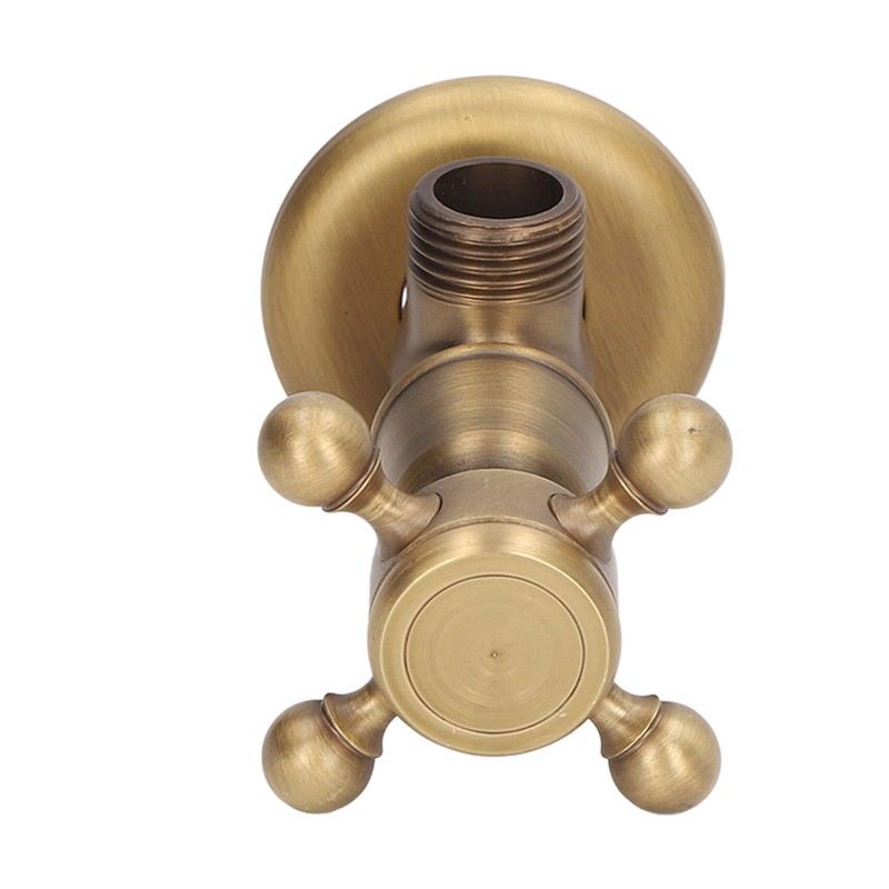 Angle Valve Vintage Style Brass High Hardness Good Sealing Cold