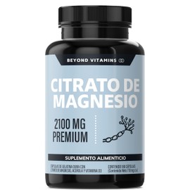 Beyond Vitamins Citrato de Magnesio 2100mg  Magnesium Citrate de180 caps                                                                              