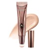 Anglicolor Highlighters,Contour Stick,Highlighter Makeup,Liquid Highlighter Wand with a Sponge Tip,Long Lasting, Smooth, Lightweight, Moisturize Gliding Face Makeup (01#Spotlight)