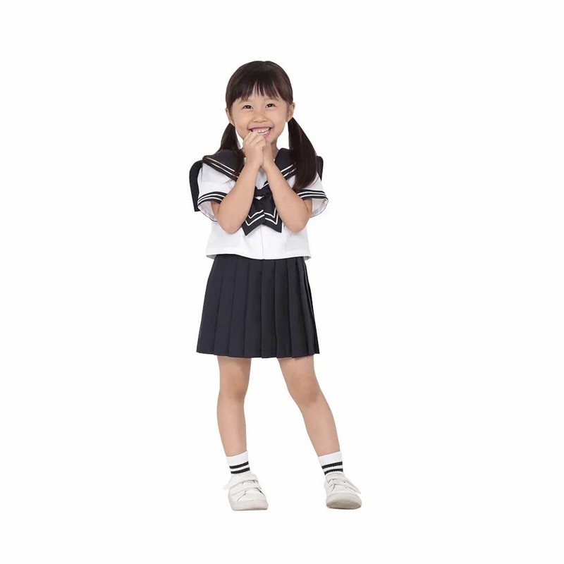Kids Model High School Uniform, Costume with Periods, Kids Costume,