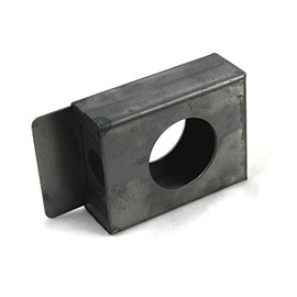 WYZBEN New Gate Lockbox Single Hole Weldable Steel 3 1/2" x 4 1/4" x 1 1/2" Unpainted