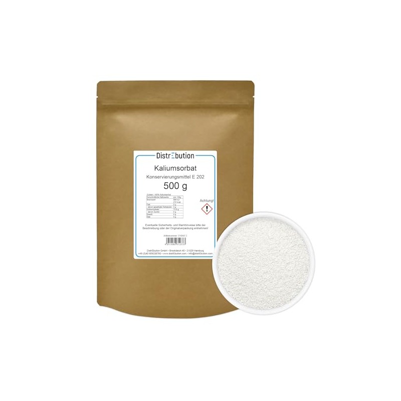 Potassium Sorbate 500 g Preservative Food Grade E202