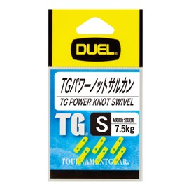 DUEL H2519-IY-Impact Yellow, Rock Fishing TG Power Knot, Small, IY