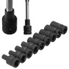 Universal Tap Socket Set 9 Pieces 1/2" Square Drive with