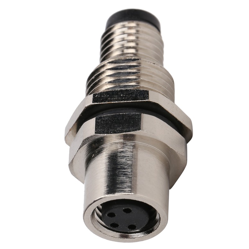 M8‑I4 Brass Industrial Connector Adapter M8 IP67 Waterproof Connector 4pin