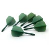 CUESOUL Rust Integrated Dart Shafts and Flights Pack of 6