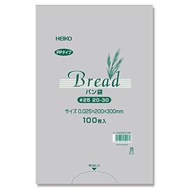 Shimojima Haiko Food Bags, Polypropylene Bread Bags, 20-30 (Standard Bag No. 11), Pack of 100 x 3 Bundles, 006721561, Transparent, Thickness 0.001 x Width 7.9 x Height 11.8 inches (0.025 x 200 x 300 mm) (3)
