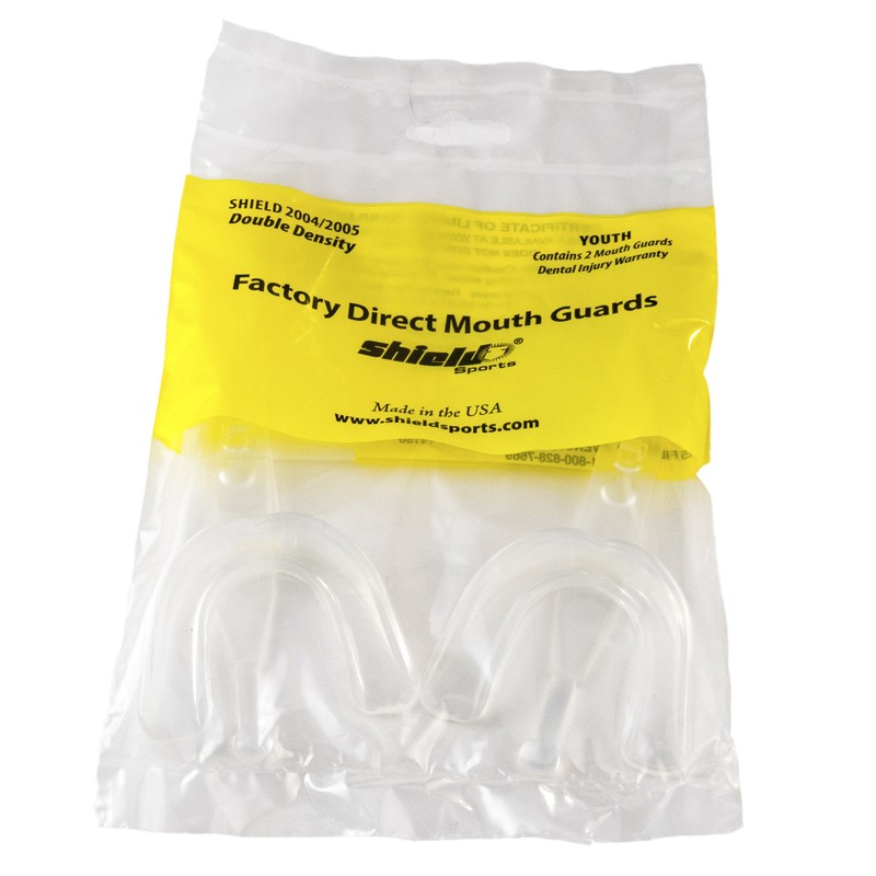 Shield Sports- Double Density Youth Mouth Guard with Strap -