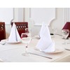 Utopia Kitchen White Cloth Napkins [12 Pack, 18x18 Inch] Absorbent