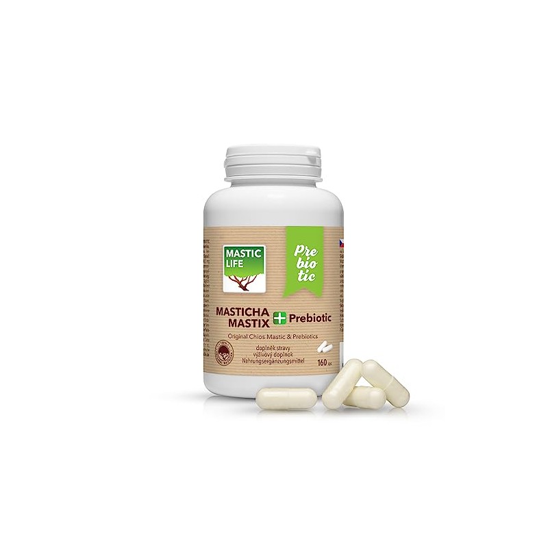 Mastic + Prebiotic (160 Capsules) Masticlife