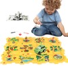 KADAYAYA Dinosaur Toy Puzzle Track for Kids Ages 3-5 with