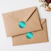 300 Pcs Embossing Stickers - 2'' Green Stickers for Envelopes