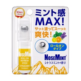 Nose Mint, Roll-On Type, Citrus Mint Scent