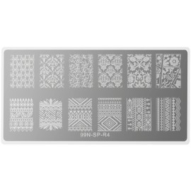 99nails Stamping Plate Rectangle - Mystery