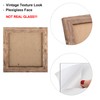 TOFOREVO 5x5 Picture Frames Set of 6 Rustic Wood Grain