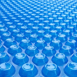 ALLAREN Solar Pool Cover 6x12 Foot Rectangle, 10Mil Blue Bubble Pool Blanket for Inground & Above-Ground Pools | Solar Heating Cover | UV-Resistant & Energy Efficient