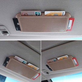 Black Fit Sun Visor Card Pocket _Beige / 블랙핏 썬바이저 카드 포켓 _베이지