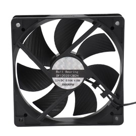 Annadue Computer Case Fans, 120mm Double Ball Bearing Cooling Fan, 3000 RPM High Speed Industrial Exhaust Fan for PC Cases, Servers, Mining Rigs