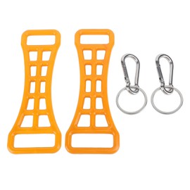 SASKATE 2pcs Ski Boot Buckle Assist Tool, Shoes Buckle Extender Tool, Multifunctional Skiing Boot Buckle Fastening Aid, for Ski Enthusiasts (Yellow)