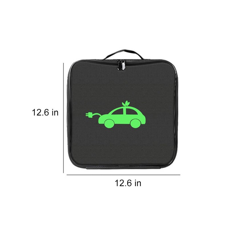 Kiuiom Charging Cable Bag, Electric Car, Non-Slip, Storage Bag for
