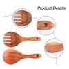 Tabanzhe 2 PCS Wooden Salad Servers,Natural and Environmentally Friendly Salad