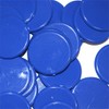 P4G Plastic Counters 30mm Diameter x 25 (Blue)