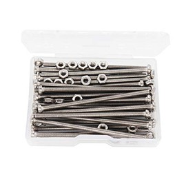 60pcs M3 x 70mm Machine Screws Nut Assortment Kit, Phillips Pan Head, 304 Stainless Steel