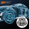 BRTEC 950-002 Front Wheel Hub and Bearing Assembly for Toyota