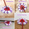 DLAIMI Mop Combo Set 2 PCS Mop Head Replacement Microfiber+1