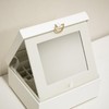 COLLECTIVE HOME - Monogram Jewelry Box with Mirror, Custom Gold