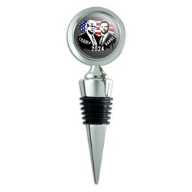 Trump Vance Spray Paint 2024 Wine Bottle Stopper
