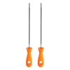 HARFINGTON 2pcs Chainsaw File 5/32"(4mm) Chrome Steel Double Cut Round