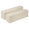 uxcell 2Pcs Twill Stretch Armrest Covers, Soft Armchair Slipcovers Couch