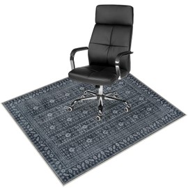 Anidaroel 48"x60" Home Office Chair Mat for Hardwood Floor, Desk Mat for Chair, Ant-Slip Computer Chair Mats for Rolling Chair, Office Floor Mat, Low Pile Carpet Floor Mat, Non Curling Chair Mats