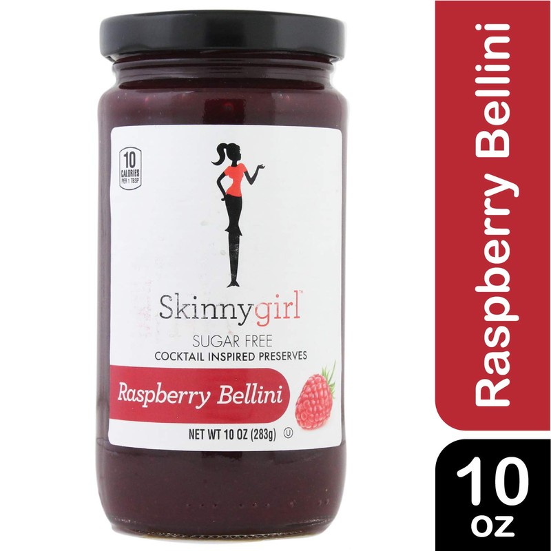 Skinnygirl Sugar Free Cocktail Inspired Preserves, Raspberry Bellini, 10 Ounce