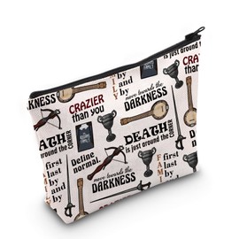 The AD Family Broadway Musical Inspired Gift Musical Theater Zipper Pouch Makeup Bag Gift for Actor Actress (Crazier Bag)