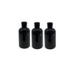 Natural Farms 4 oz Black Boston BPA FREE Bottles -