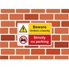 The Signal Range Pack of 2 signs 300mm x 200mm