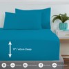 MistyMorning Extra Deep Fitted Sheet 16''/40cm, Egyptian Cotton bed sheets